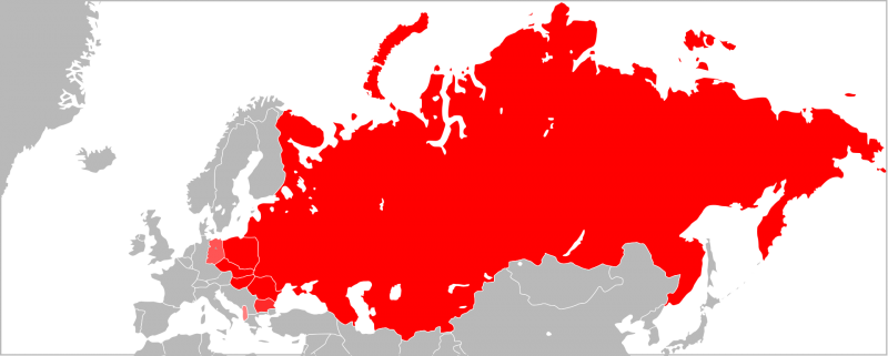 Χώρες μέλη του Συμφώνου της Βαρσοβίας