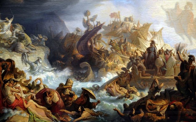 Η ναυμαχία της Σαλαμίνας, Wilhelm von Kaulbach